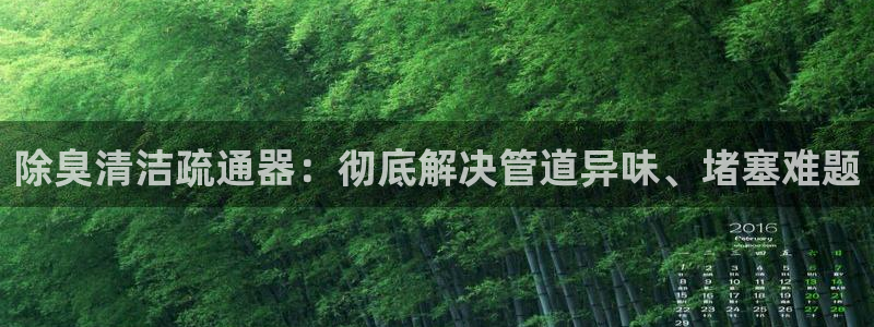 尊龙凯时输了100万：除臭清洁疏通器：彻底解决管道异味、