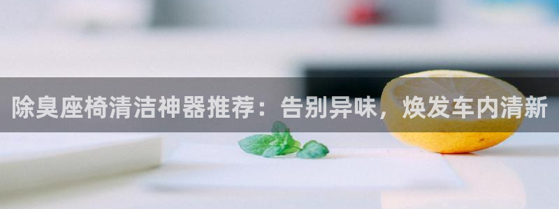 尊龙百度百科：除臭座椅清洁神器推荐：告别异味，焕发车内清